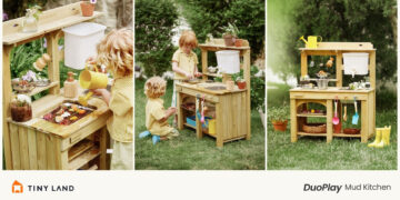 Tiny Land Unveils the Groundbreaking DuoPlay Mud Kitchen: Revolutionizing the Outdoor Play Experience