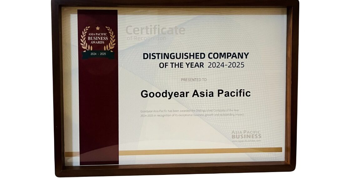 GOODYEAR WINS ASIA PACIFIC BUSINESS AWARDS 2024 – 2025