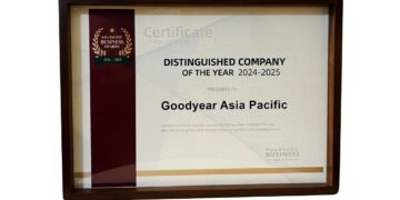 GOODYEAR WINS ASIA PACIFIC BUSINESS AWARDS 2024 – 2025
