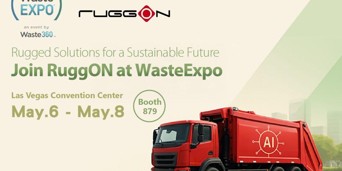 RuggON Showcases AI-Driven Rugged Fleet Solutions at WasteExpo 2025, Empowering Smarter & Greener Waste Management