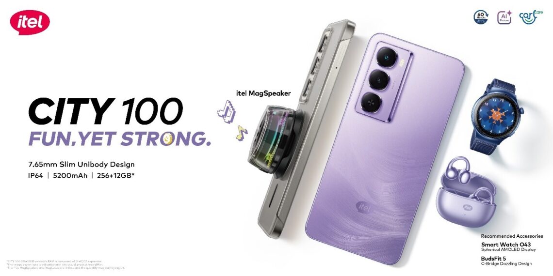 itel Debuts CITY Series with CITY 100 New Model: A Stylish, Durable & DeepSeek AI-Powered Smartphone for Gen Z