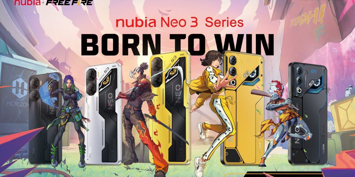 Born to Win: nubia Neo 3 series named Official Co-Branded Gaming Smartphone for Garena Free Fire
