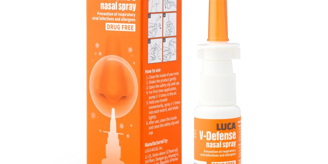 Drug-Free Nasal Spray LUCA V-Defense Creates a Protective Shield Against Viruses and Allergies