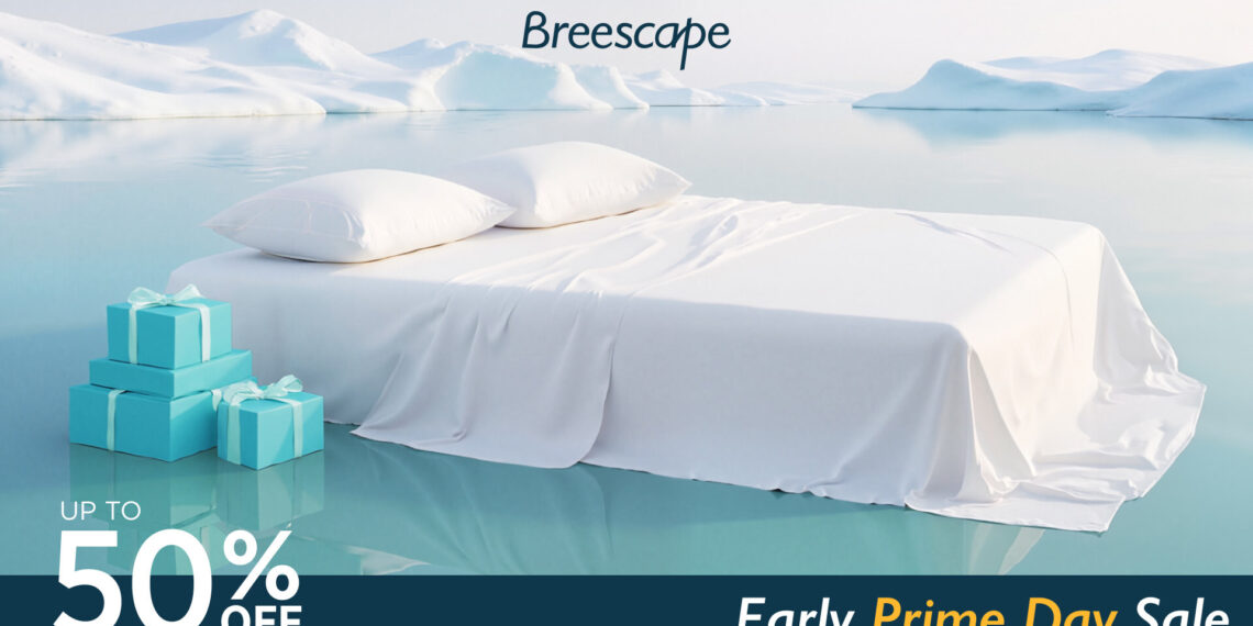 Breescape Launches Early Prime Day Sale with Award-Winning Cooling Bedding