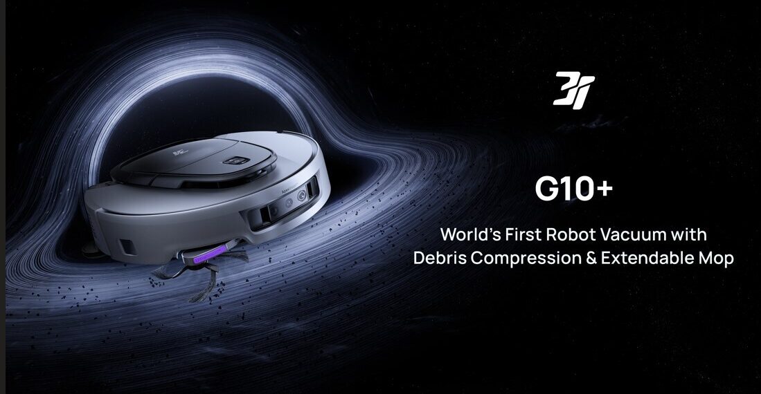 3i Announces Launch of the G10+: World’s First Robot Vacuum with Debris Compression & Extendable Mop