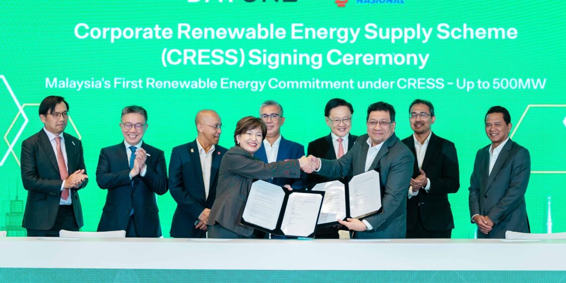 DayOne Signs Landmark CRESS Agreement with TNB to Secure Up to 500MW of Renewable Energy