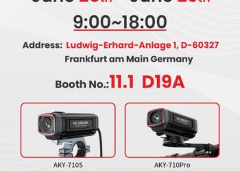 AKEEYO Unveils Future Cycling Tech at EUROBIKE 2025, Featuring New AKY-730Pro & Navigation Prototype