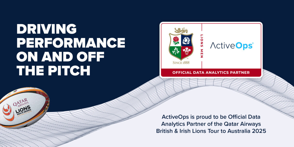 ActiveOps Announced as Official Data Analytics Partner of The British & Irish Lions and the Qatar Airways British & Irish Lions Men’s Tour to Australia 2025