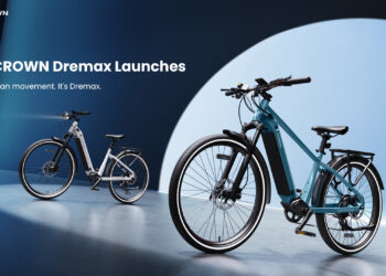 CYCROWN Launches Dremax E-Bike: Torque/Cadence Switchable Mode with 720Wh Samsung Battery, Up to 65 Miles
