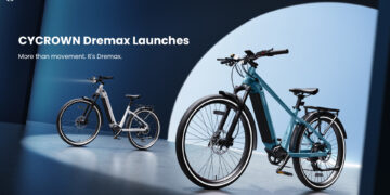 CYCROWN Launches Dremax E-Bike: Torque/Cadence Switchable Mode with 720Wh Samsung Battery, Up to 65 Miles