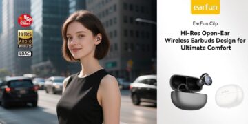 EarFun’s Clip Open-Ear Earbuds Bring Superior Clip-On Ergonomics with a Silicone Touch for Everyday Comfort