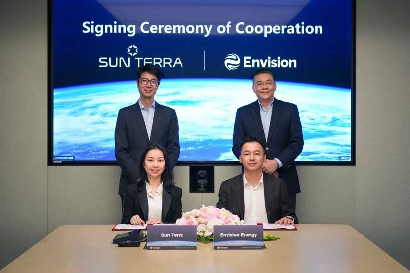 Envision Energy Partners with SUN Terra to Build Full-Chain Energy Storage Ecosystem