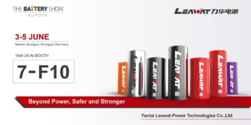 Chinese Innovator-Leawat Shines at The Battery Show Europe 2025 with Revolutionary Tab-less Design for 46-Series Large Cylindrical Batteries