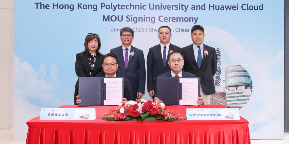 Huawei Cloud Hong Kong and PolyU Sign MoU
