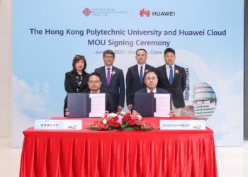 Huawei Cloud Hong Kong and PolyU Sign MoU