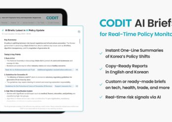 CODIT Launches AI Briefs, the World’s First Curated AI Tool for Real-Time Policy Monitoring