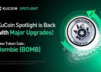 KuCoin Spotlight Returns with Major Upgrades, Launches New Token Sale Featuring Bombie (BOMB): New UI, Dual-Crypto Support, and Staking Benefits