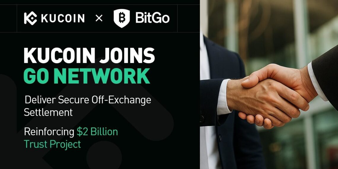 KuCoin Joins BitGo Singapore’s Go Network for Off-Exchange Settlement, Reinforcing $2 Billion Trust Project