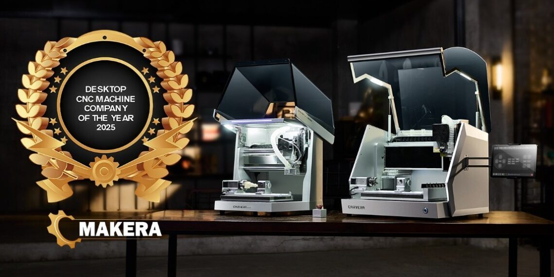 Makera Wins Desktop CNC Machine Company of the Year Award