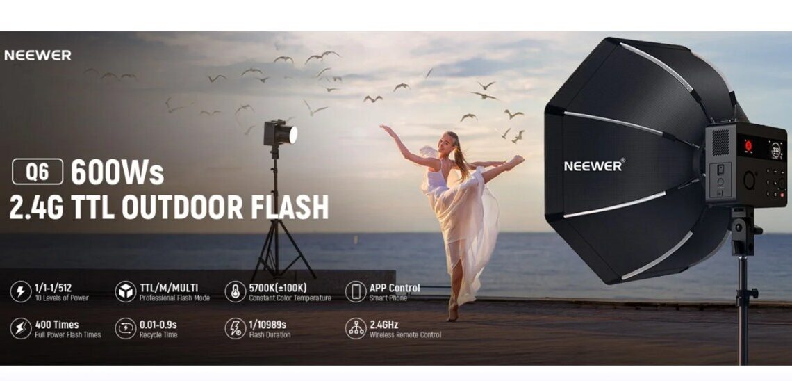 NEEWER Q6 600Ws Outdoor Studio Flash Launches Exclusively Online June 20th