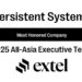 Persistent Achieves Top Rankings for the Second Year in a Row in Extel’s Asia Executive Team Survey