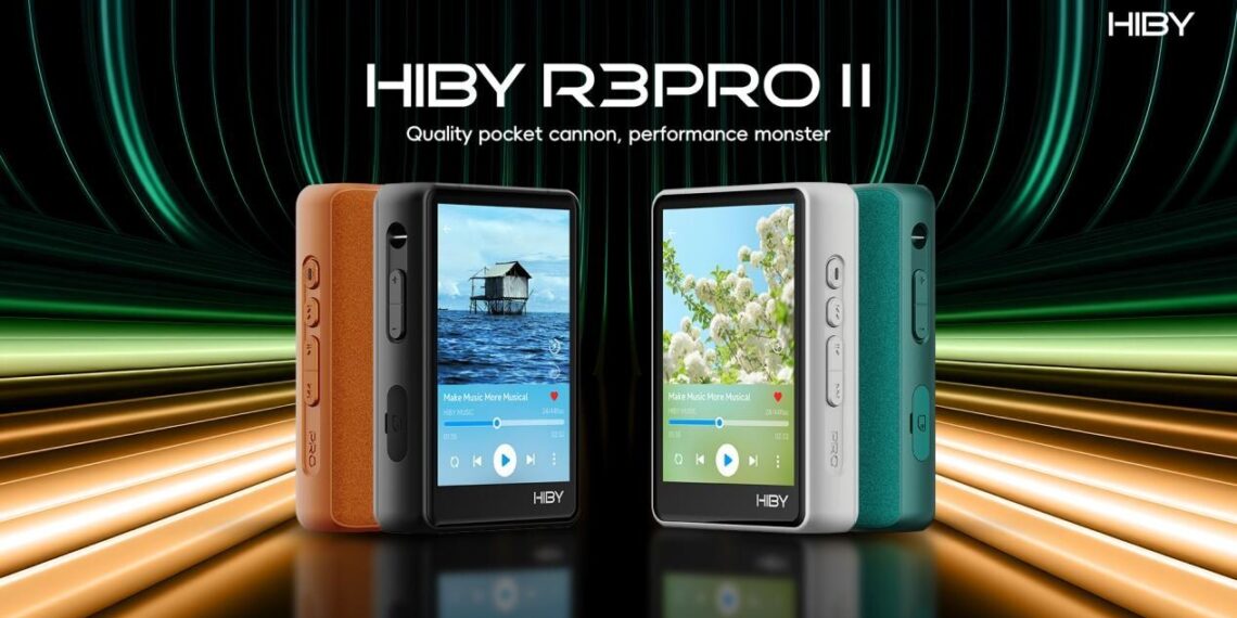 HiBy R3Pro II Now Available: “Pocket Cannon” Portable DAP with All-Ultrasuede® Design
