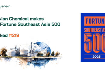 Stavian Chemical Named to 2025 Fortune Southeast Asia 500 List
