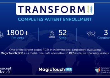 Fondazione Ricerca e Innovazione Cardiovascolare Completes Enrollment in TRANSFORM II RCT, A landmark study comparing MagicTouch SCB vs DES in Native Coronary Vessels