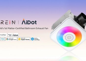 OREiN Launches World’s First Matter-Certified Smart Bathroom Exhaust Fan, Advancing AiDot’s Leadership in Smart Home Innovation