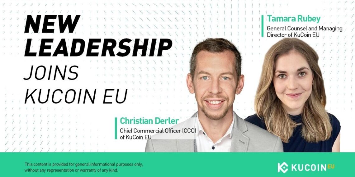 KuCoin EU Completes Executive Team with Christian Derler and Tamara Rubey – Top Experts in Banking and Legal Bolster European Expansion