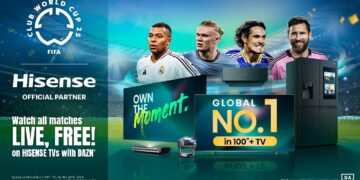 Watch the FIFA Club World Cup 2025™ Live for Free on Hisense Smart TVs