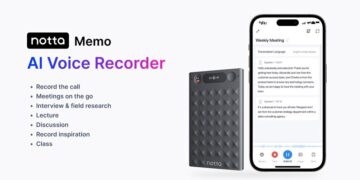Japanese AI Unicorn Notta Enters Otter AI’s Market with Innovative Smart Voice Recorder