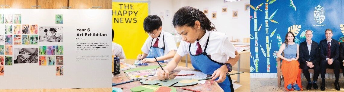 Shrewsbury Hong Kong Partners with Renowned UK Artist Eleanor McColl for Unique Year 6 Art Exhibition and Mural Project