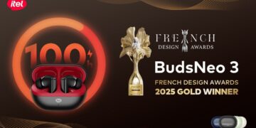 itel’s BudsNeo 3 Crowned Golden Winner at French Design Awards for Sleek Design and 100-Hour Battery Life