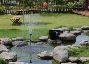 Poposoap combines garden pond water feature sets for Father’s Day
