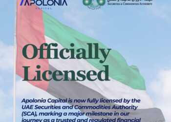 Apolonia Capital Secures Full Regulatory License from UAE Securities and Commodities Authority (SCA)