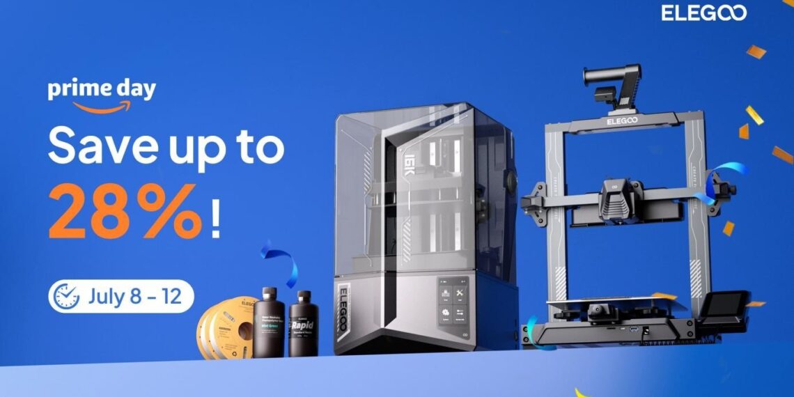 Elegoo Launches Exclusive Deals on Bestselling 3D Printers for Prime Day 2025