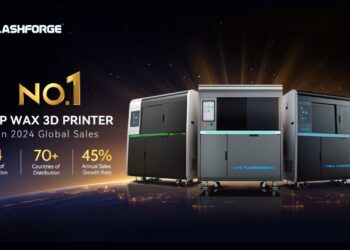 Flashforge’s MJP Wax 3D Printer Crowned 2024 Global Bestseller, Dominating the Jewelry Manufacturing Sector