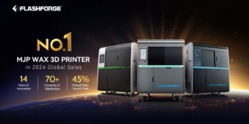 Flashforge’s MJP Wax 3D Printer Crowned 2024 Global Bestseller, Dominating the Jewelry Manufacturing Sector