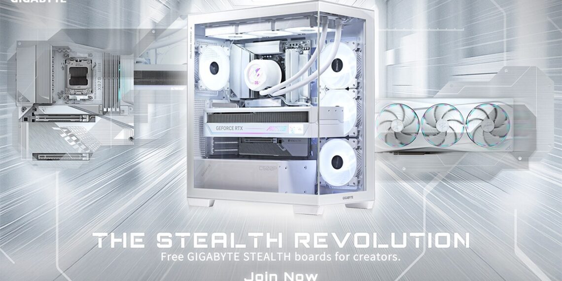 GIGABYTE Announces the Stealth Revolution Campaign Featuring Clean and Aesthetic PC Builders