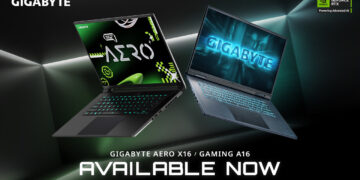 GIGABYTE Announces its AI PCs – GIGABYTE AERO X16 and GIGABYTE GAMING A16 Now Officially Available