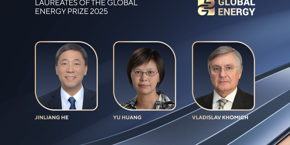 Global Energy Prize awarded to three scientists from China, USA and Russia