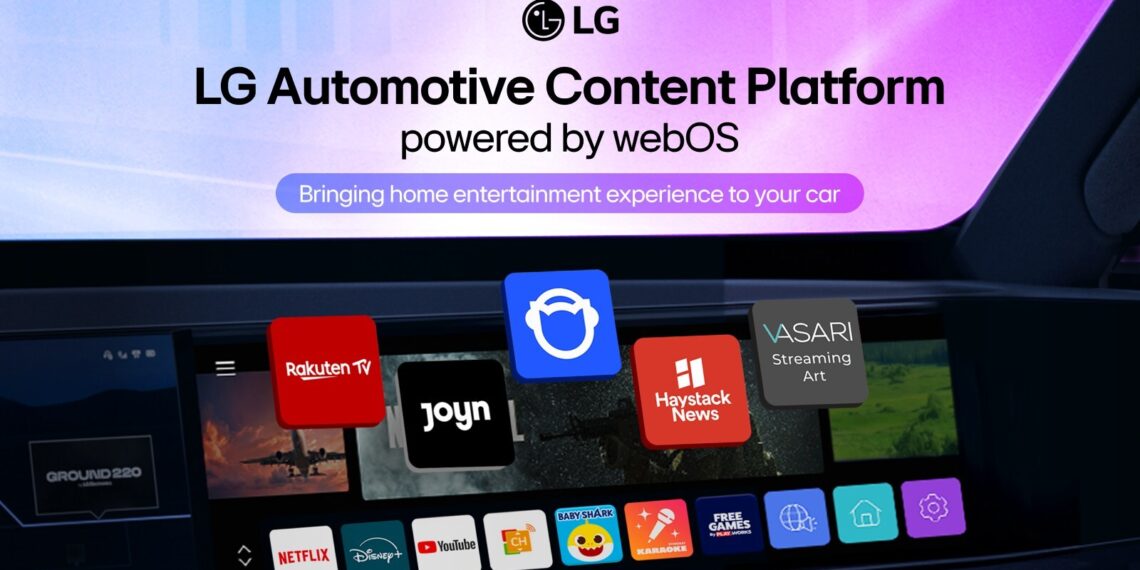 LG BRINGS PREMIUM STREAMING TO NEW KIA MODELS IN EUROPE WITH WEBOS AUTOMOTIVE CONTENT PLATFORM