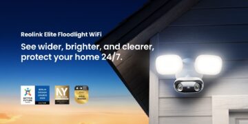 Reolink Debuts New Elite Floodlight WiFi Camera with Local Al Video Search