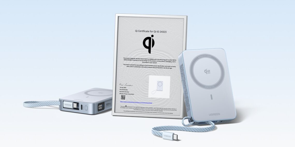 UGREEN Pioneers Next-Gen Wireless Charging with MagFlow 25W: The World’s First Qi 2.2-Certified Power Bank