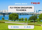 Vacation Is Calling: T’way Air Adds Jeju and Doubles Seoul Flights from Singapore