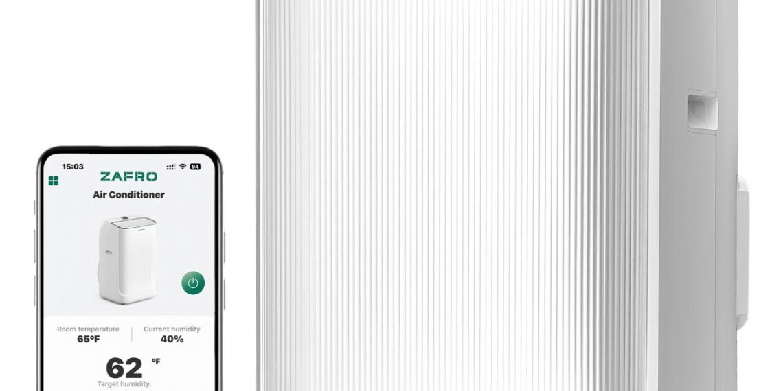 Zafro Unveils Ultra-Quiet, High-Efficiency Portable Air Conditioner with Smart Control for Summer 2025