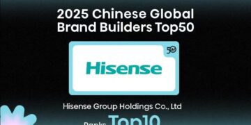 Hisense Ranks in Top 10 of Kantar BrandZ Chinese Global Brand Builders 2025 for Ninth Consecutive Year
