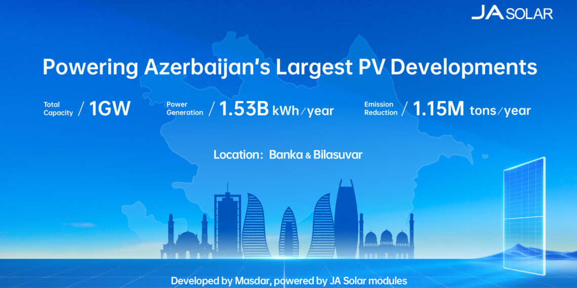 JA Solar and Masdar Deepen Partnership with Landmark 1GW PV Projects in Azerbaijan
