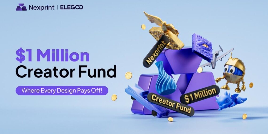 Elegoo Launches Nexprint Million-Dollar Creator Fund to Reward Original Content